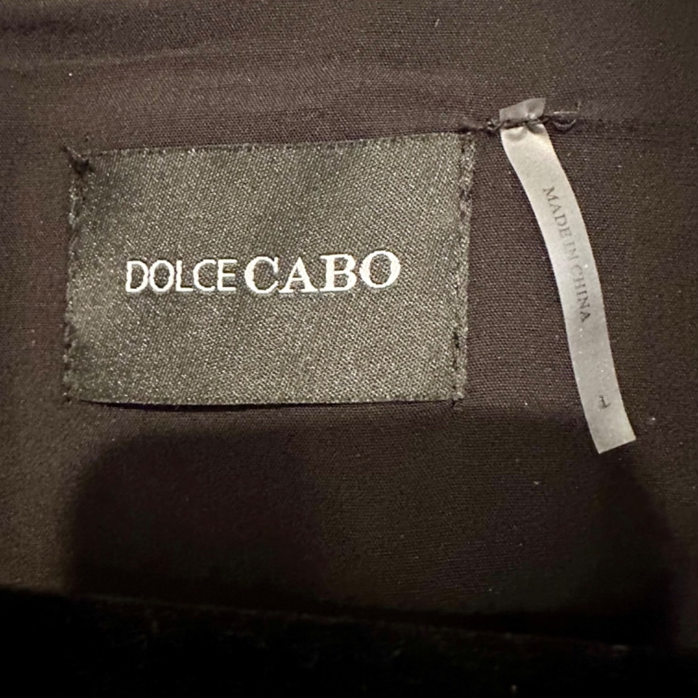 Dolce Cabo Vegan Leather Puff Sleeve Shirt Dress - Picture 4 of 7